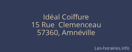 Id&eacute;al Coiffure