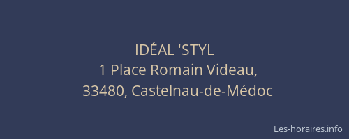 ID&Eacute;AL 'STYL