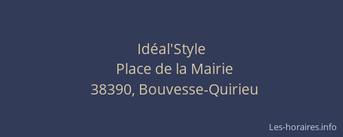Id&eacute;al'Style