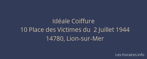 Idéale Coiffure