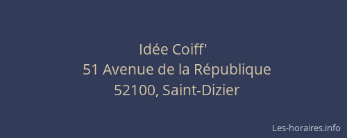 Idée Coiff'