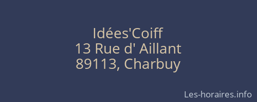 Id&eacute;es'Coiff