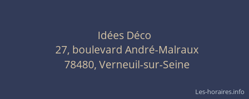 Id&eacute;es D&eacute;co