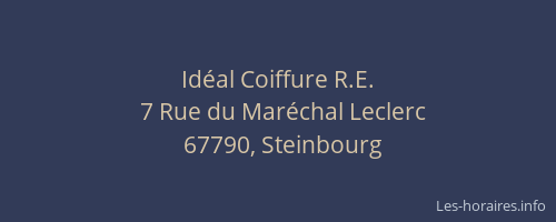 Idéal Coiffure R.E.