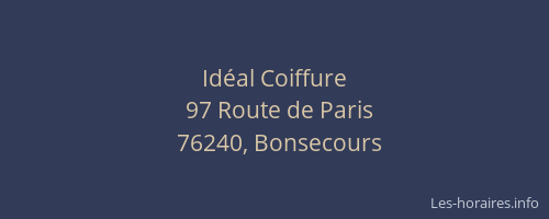 Idéal Coiffure