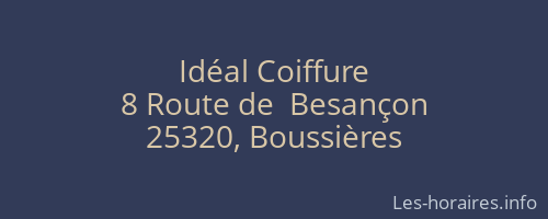 Idéal Coiffure