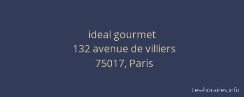 ideal gourmet