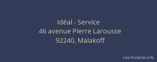 Idéal - Service
