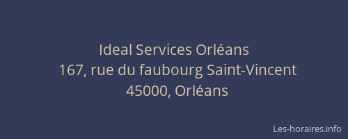 Ideal Services Orléans