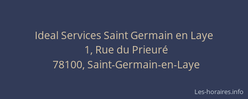 Ideal Services Saint Germain en Laye