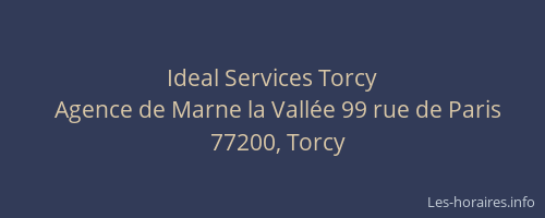 Ideal Services Torcy