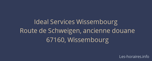 Ideal Services Wissembourg