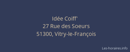 Idée Coiff'