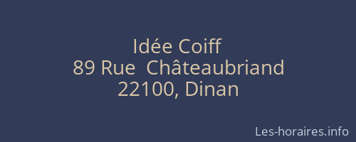 Idée Coiff