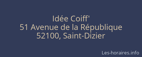Idée Coiff'
