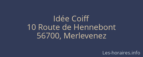 Idée Coiff