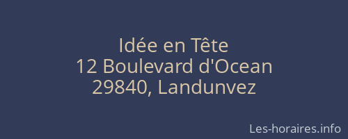 Idée en Tête