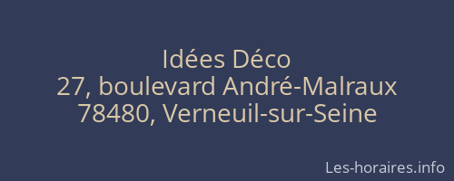 Idées Déco
