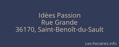 Idées Passion