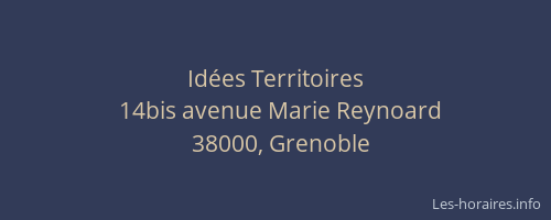 Idées Territoires