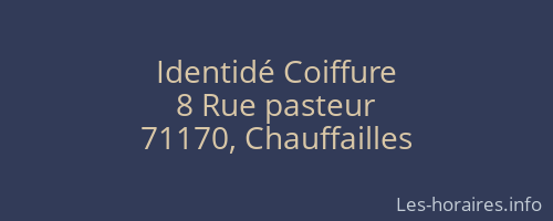 Identidé Coiffure