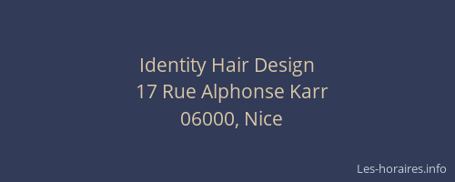 Identity Hair Design