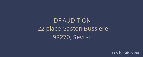 IDF AUDITION
