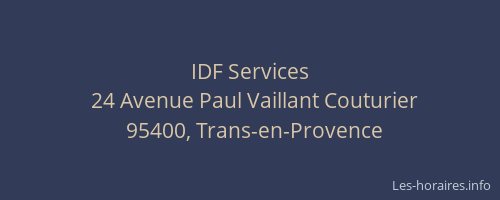 IDF Services