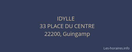IDYLLE