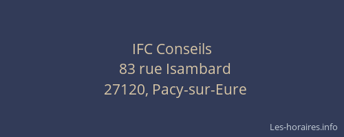 IFC Conseils