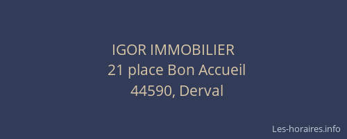 IGOR IMMOBILIER
