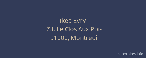 Ikea Evry