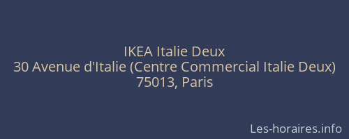 IKEA Italie Deux