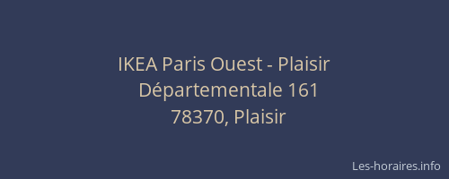 IKEA Paris Ouest - Plaisir
