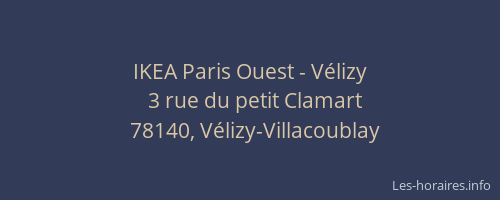 IKEA Paris Ouest - Vélizy