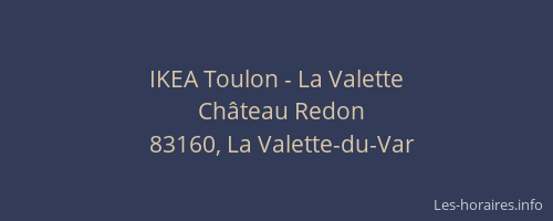 IKEA Toulon - La Valette