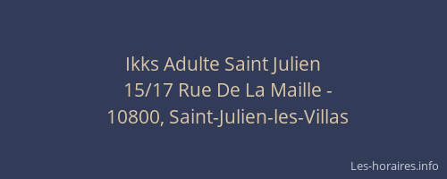 Ikks Adulte Saint Julien