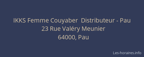 IKKS Femme Couyaber  Distributeur - Pau