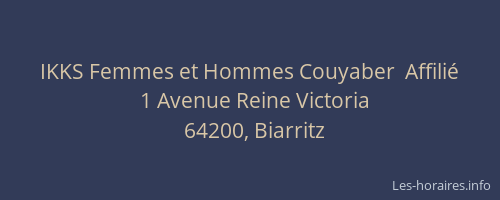 IKKS Femmes et Hommes Couyaber  Affilié