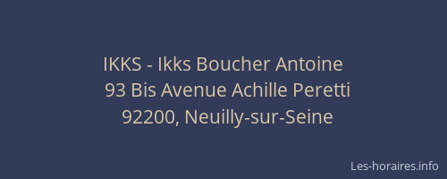 IKKS - Ikks Boucher Antoine