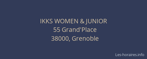 IKKS WOMEN & JUNIOR