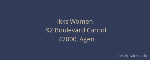 Ikks Women