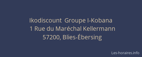 Ikodiscount  Groupe I-Kobana
