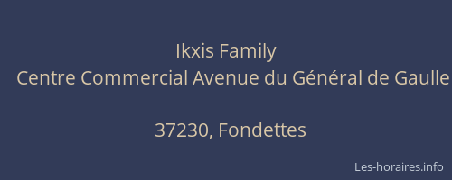 Ikxis Family