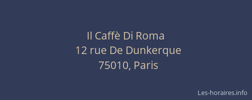 Il Caffè Di Roma