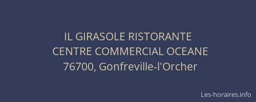 IL GIRASOLE RISTORANTE