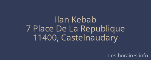 Ilan Kebab