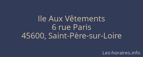 Ile Aux Vêtements