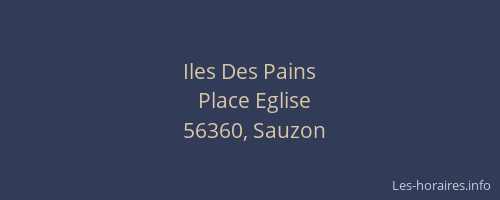 Iles Des Pains