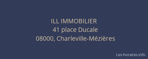 ILL IMMOBILIER
